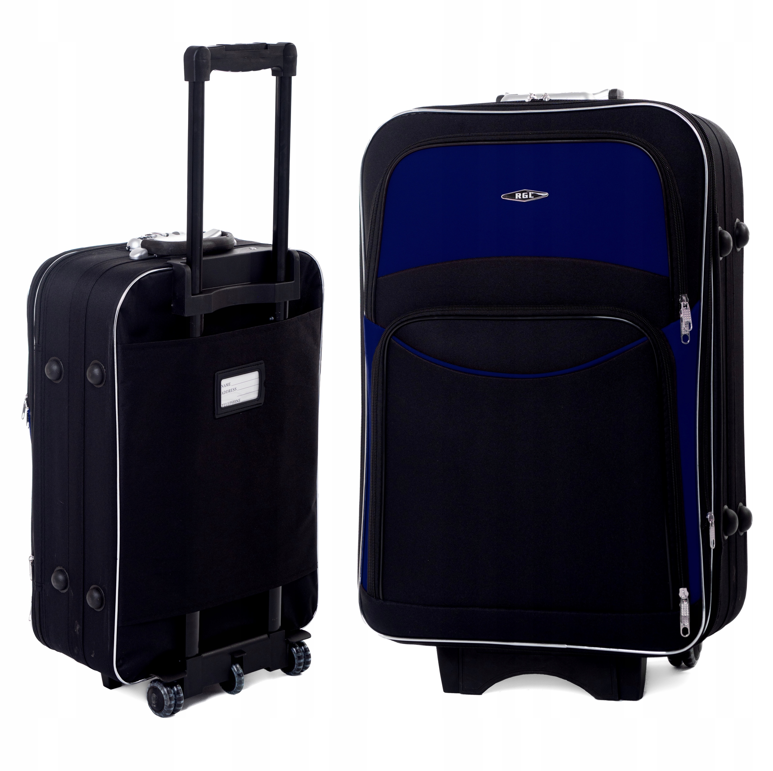 ŚREDNIA WALIZKA PODRÓŻNA XL RGL BAGAŻ 773 KÓŁKA Szerokość (dłuższy bok) 44 cm