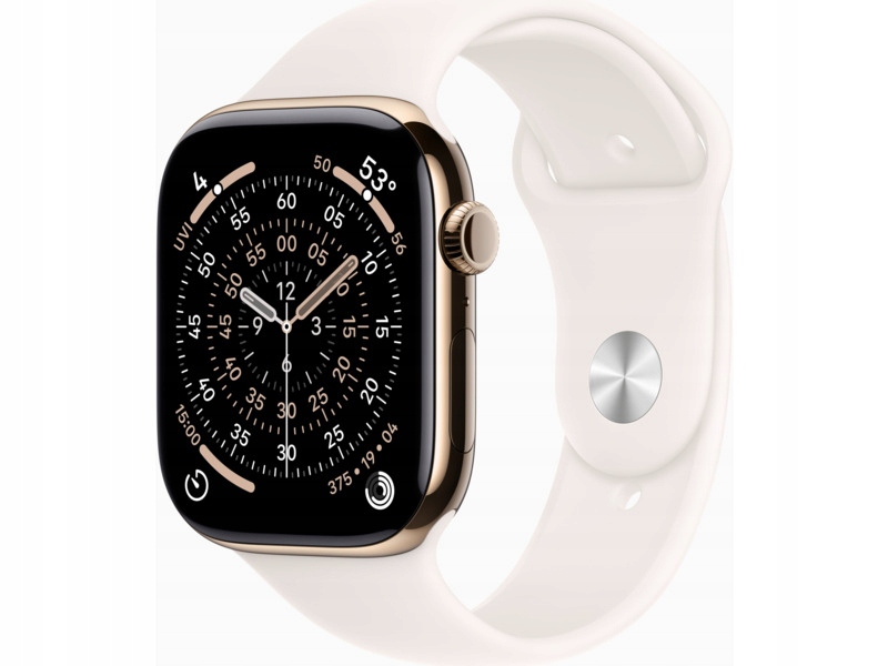 Apple Watch 11 Gps Cellular 46mm (złoty) pasek S-m (łagodny róż)