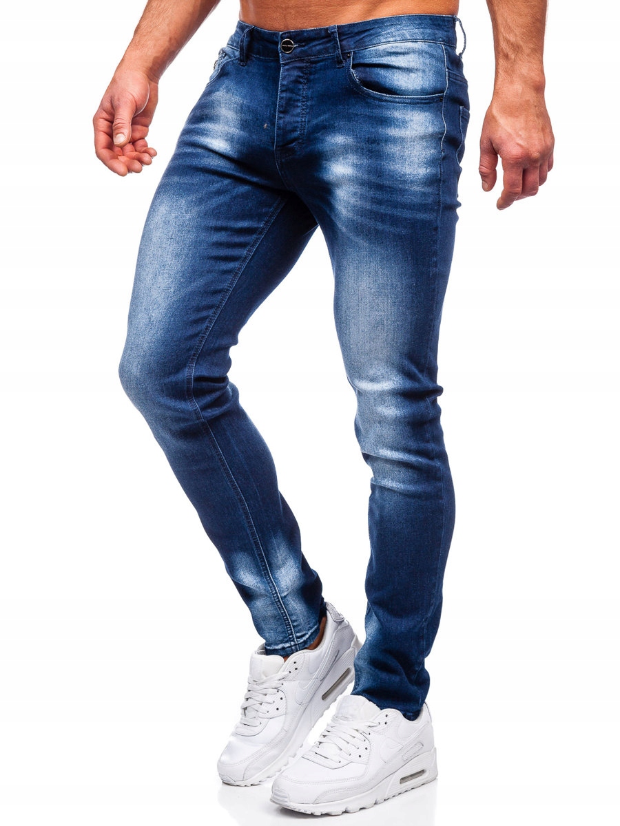 

Spodnie Jeansowe Granatowe MP019BS DENLEY_33/L