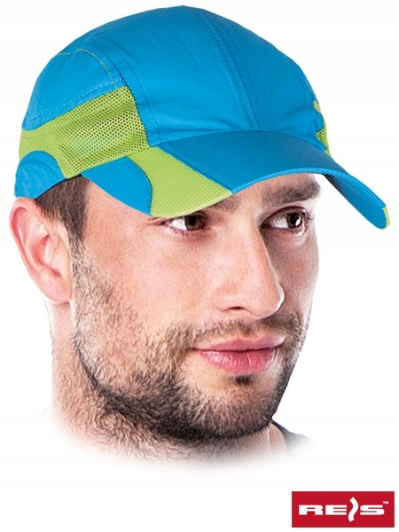 CZAPKA Z DASZKIEM OCHRONNA NIEBIESKA REIS