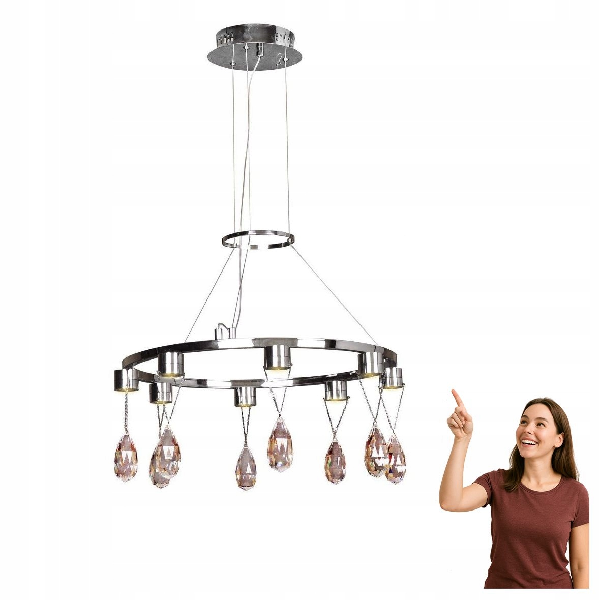 Závesná Led lampa 8x3W Prisma 38-26064 Candellux