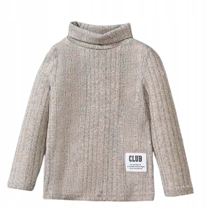 SHEIN BLUZKA Z GOLFEM DZIECIĘCA 104-110 1ŁPK