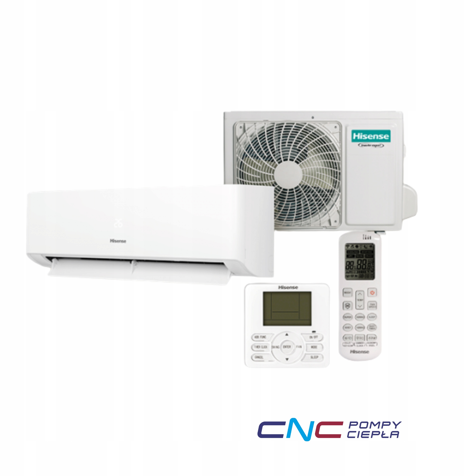 Klimatyzator Hisense 7,0 kW Energy SE KA70KT0E Biały, Jonizator HI-NANO