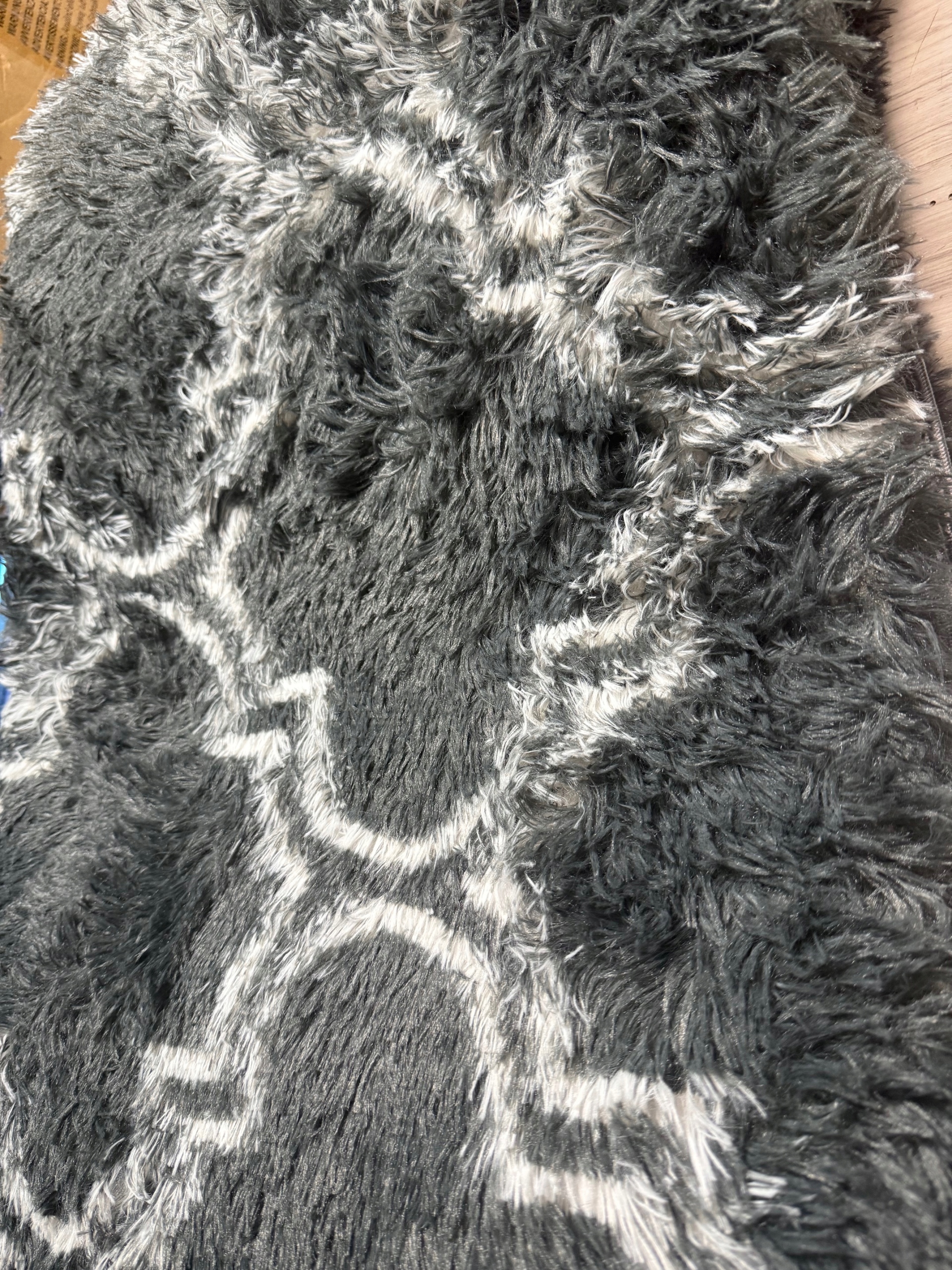 Koberec Šedý protiskluzový 160 x 230 cm měkký do obývacího pokoje ložnice