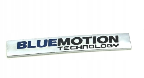 Emblemat Logo Znaczek Bluemotion Do Vw Passat Golf Srebrny Chrom Na Tył