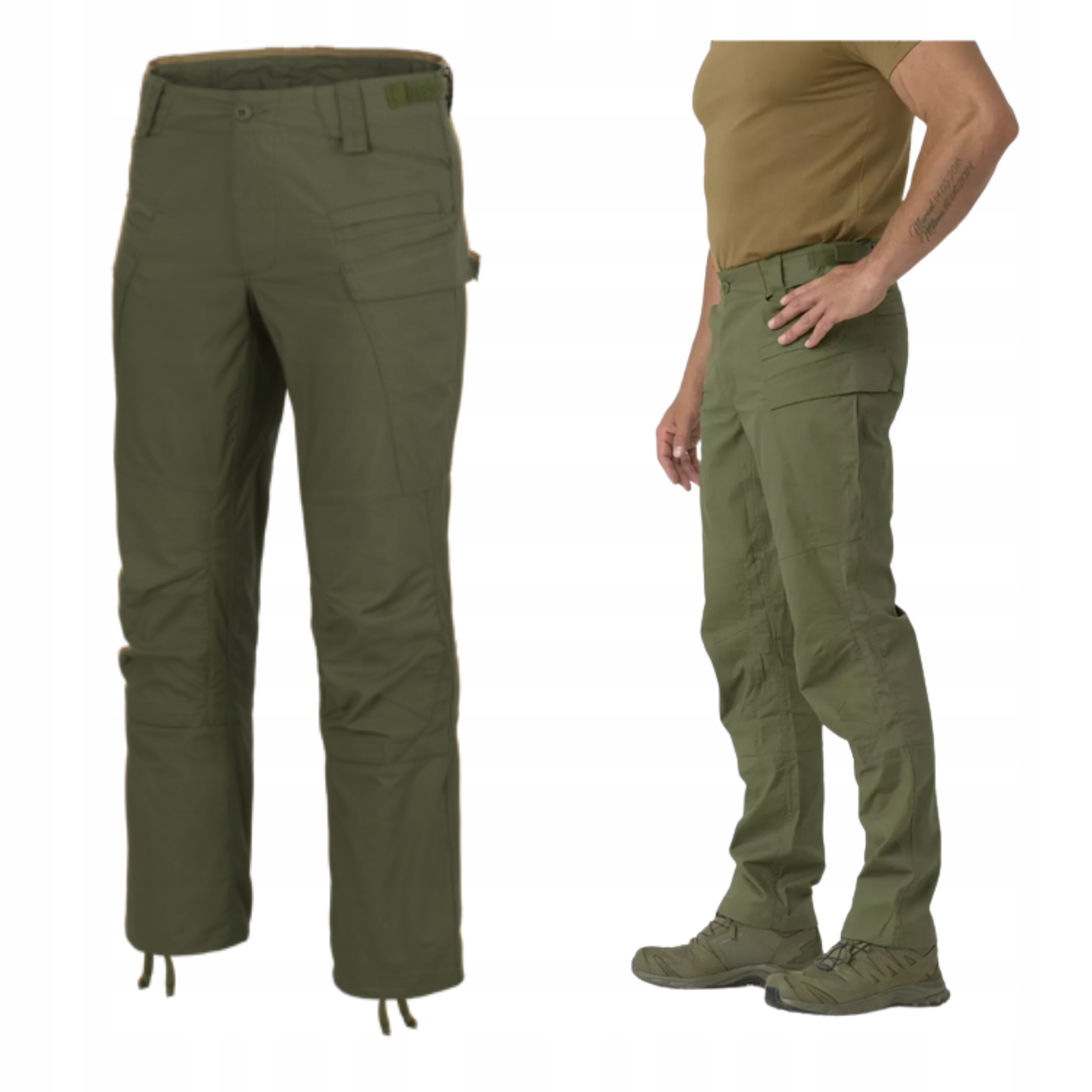 Pánské Taktické Kalhoty Helikon Sfu Next MK2 Bojové Pracovní Kalhoty Olivové 2XL