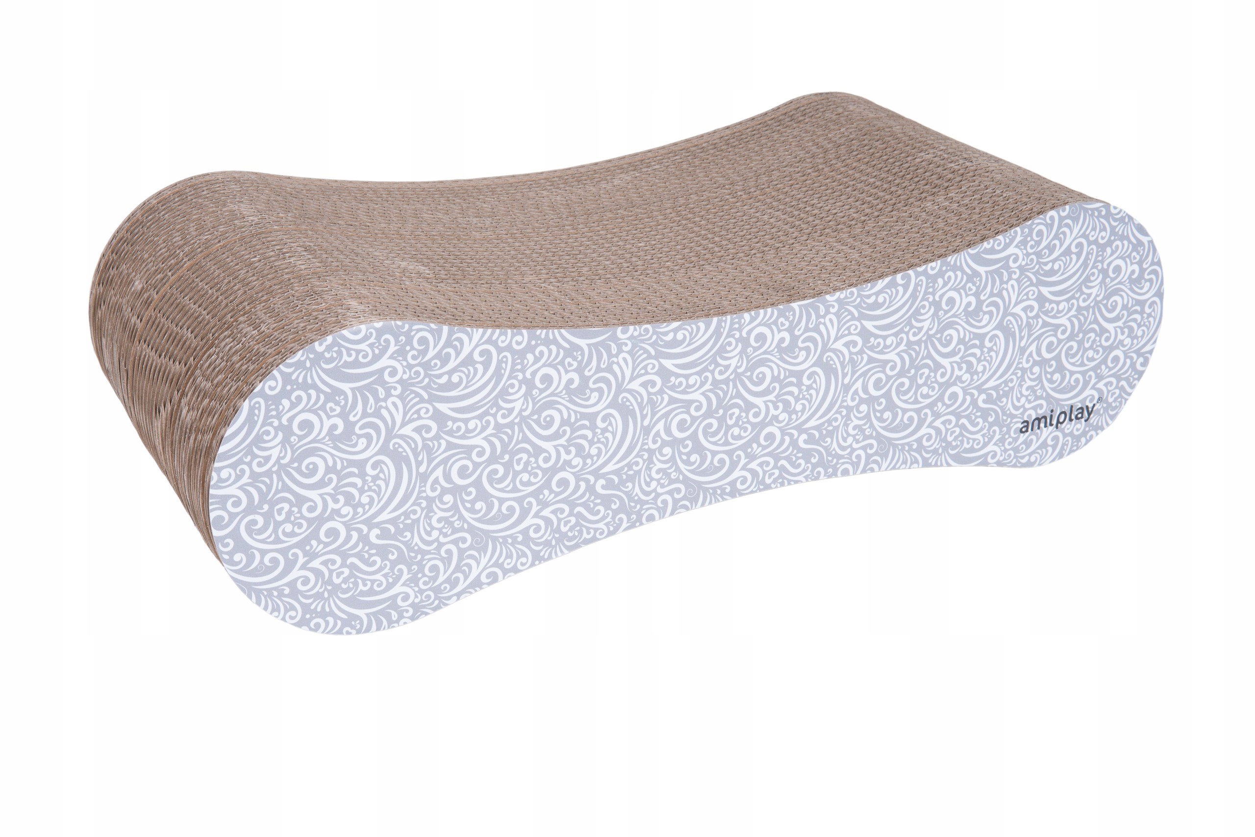 Kartonowy drapak dla kota Idea Cairo Szary