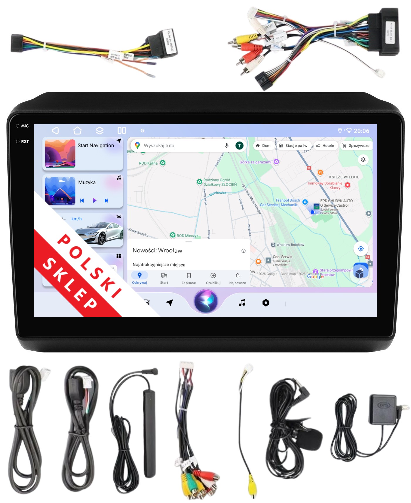 Navigácia Rádio 2DIN Android Fiat Ducato Boxer Jumper A 3/32 Gb Dsp Carplay