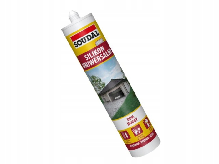 

Soudal Silikon Uniwersalny Szary Dom/Hobby 280ml