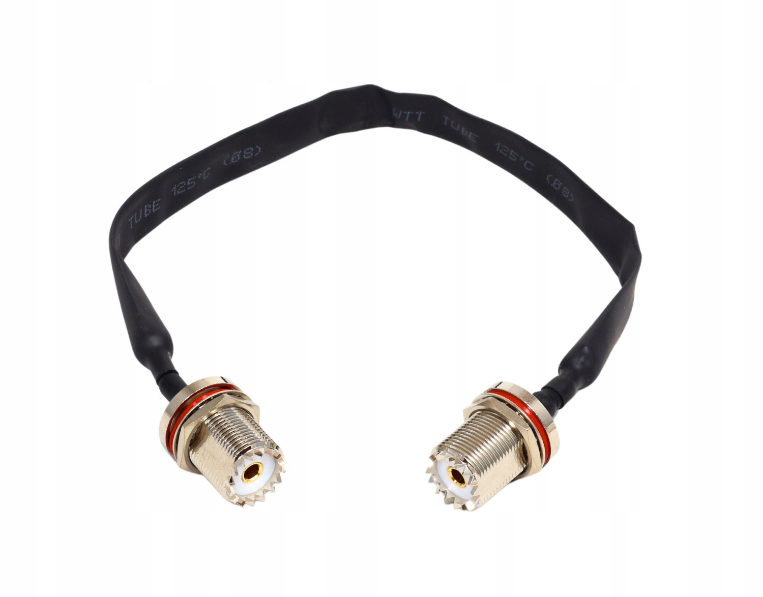 Przepust okienny bez wiercenia do anten Cb, Kf, Vhf/uhf 2x gniazdo SO-239