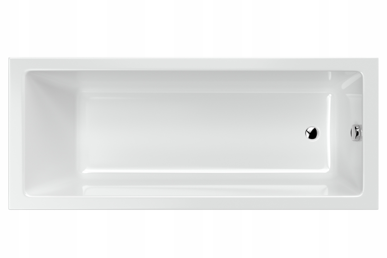 Obdélníková Vana 150x70 Bílá Akryl Záruka 15L