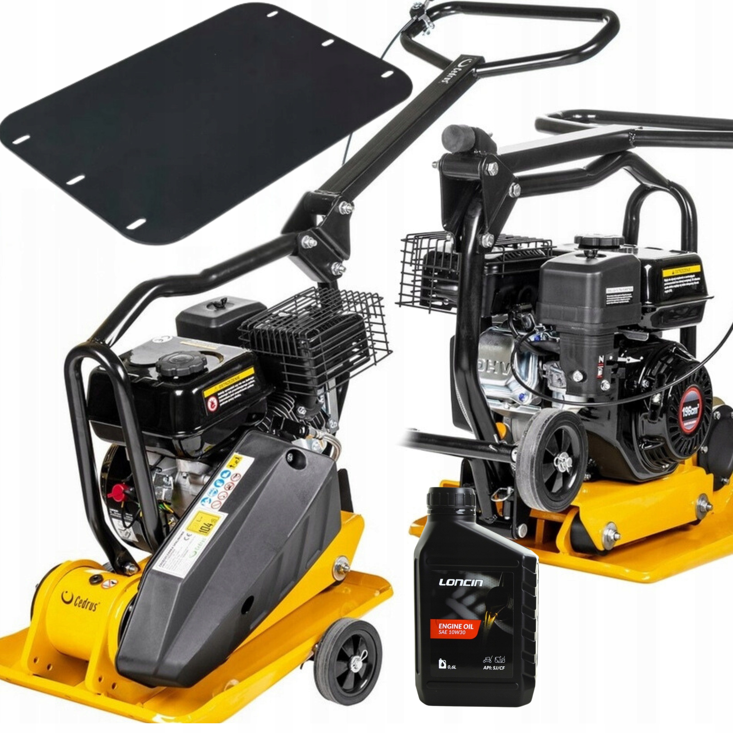 Zagęszczarka Spalinowa Gruntu Do Kostki Betonu Plytowa Ubijak Guma Olej