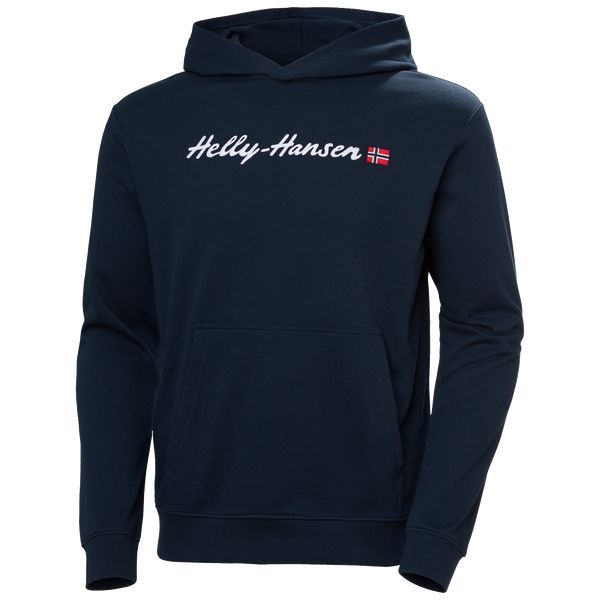 Pánská mikina Helly Hansen Core Graphic Sweat Hoodie Navy 53924-596 vel. M