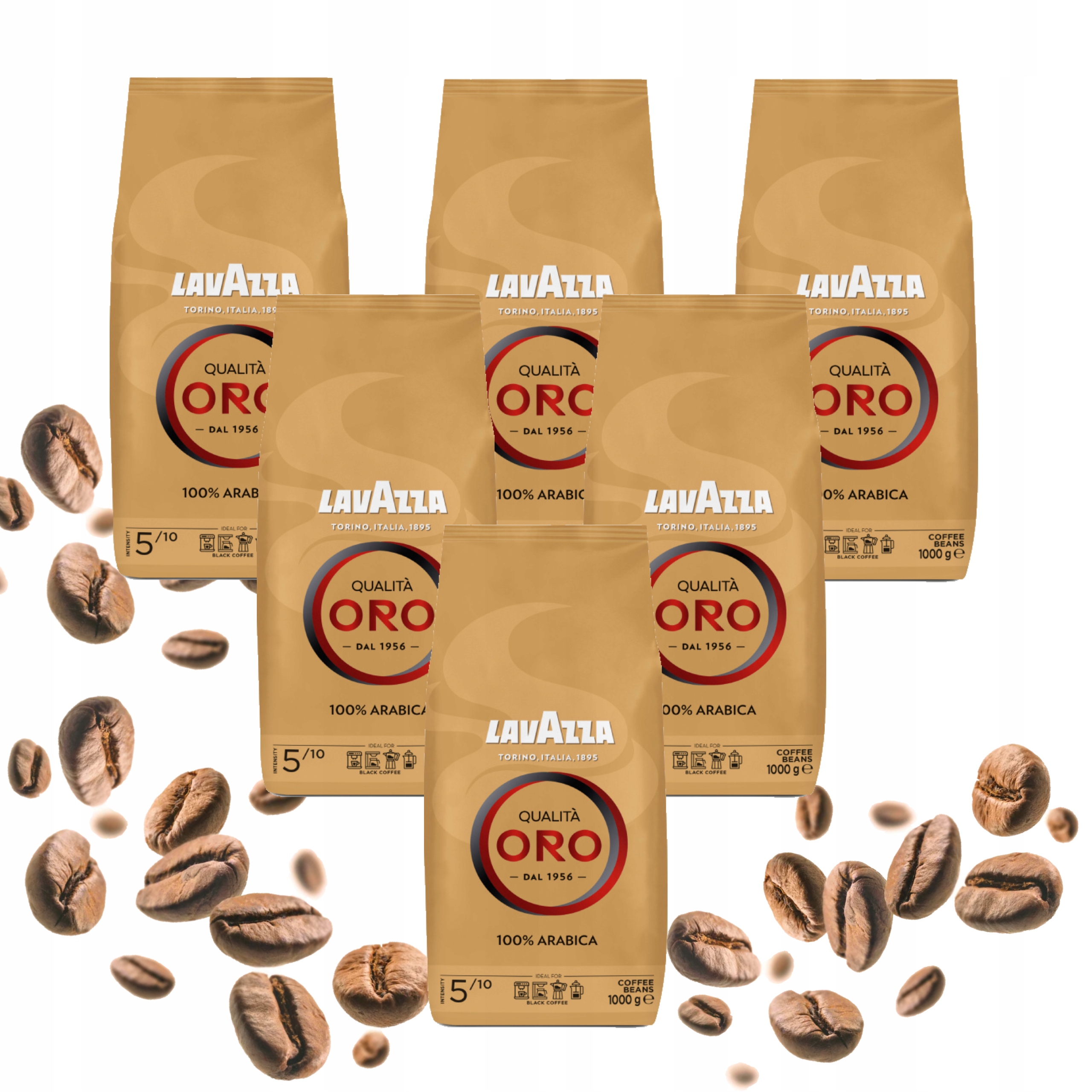 Kawa ziarnista Lavazza Qualita Oro 6x1kg
