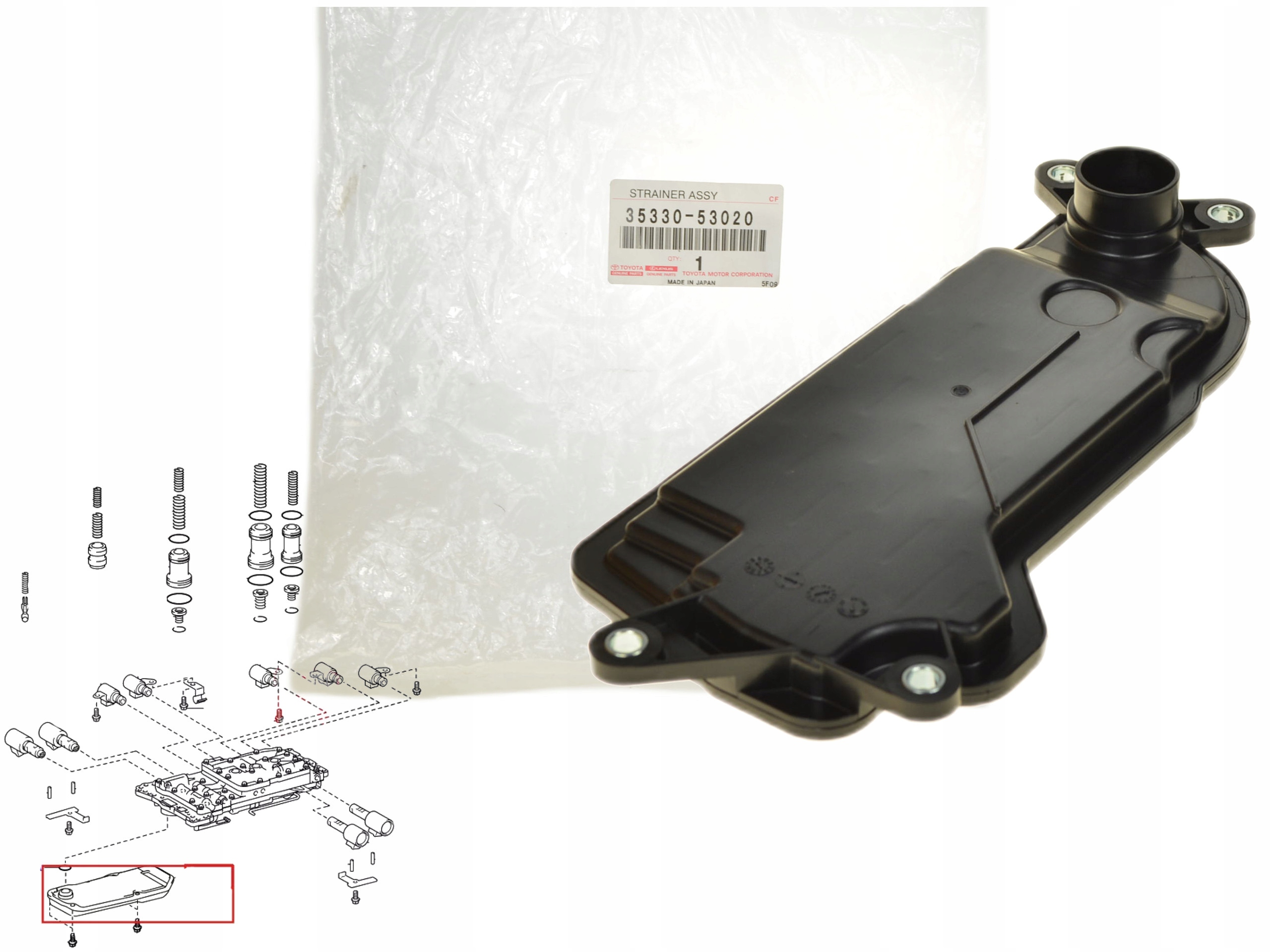 Filtr Automatické Převodovky 35330-53020 Oe Toyota Lexus Gs Is Rc