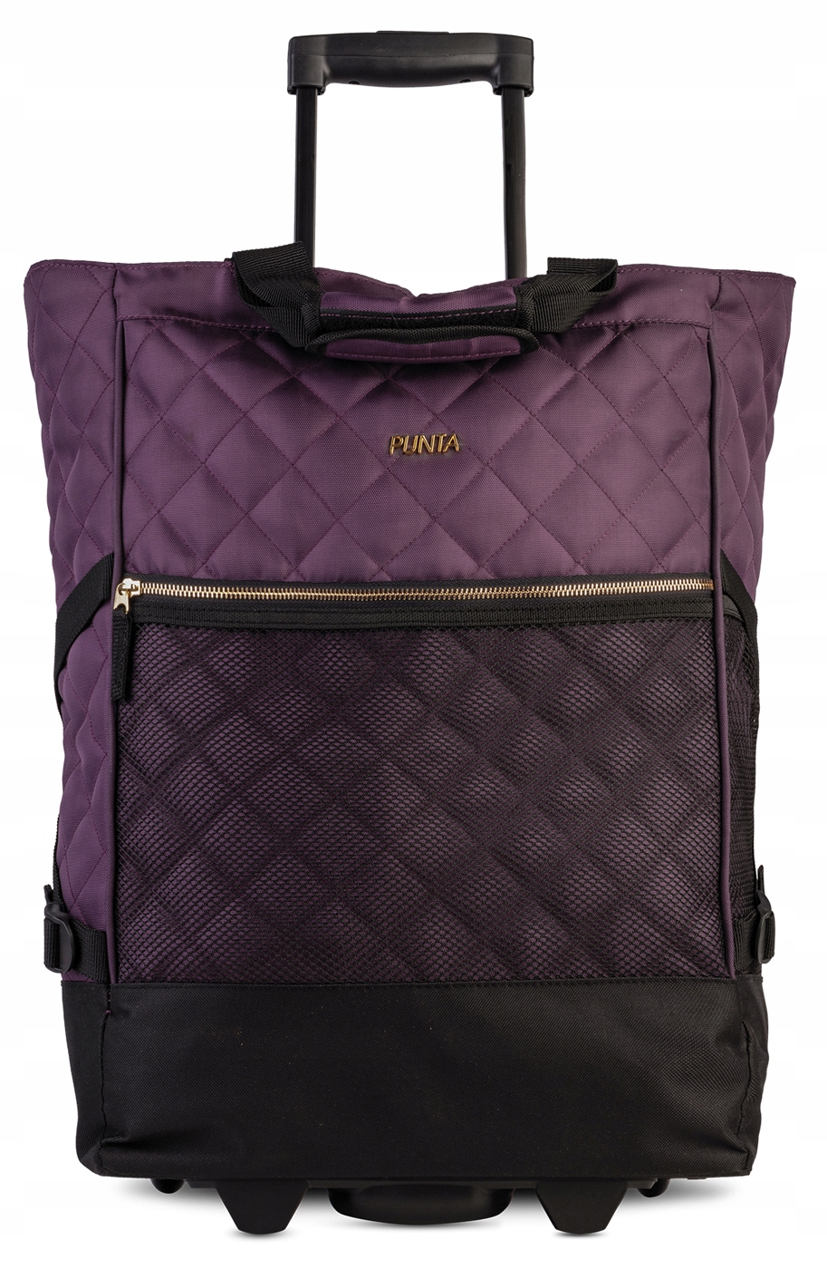 Taška nákupní vozík elegantní, elegantní, dvě kolečka pevná, odolná