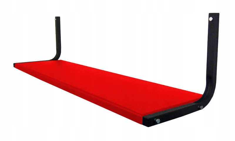 Kovová nástěnná police 95 cm PG1CR samostatná gastronomie loft garáž