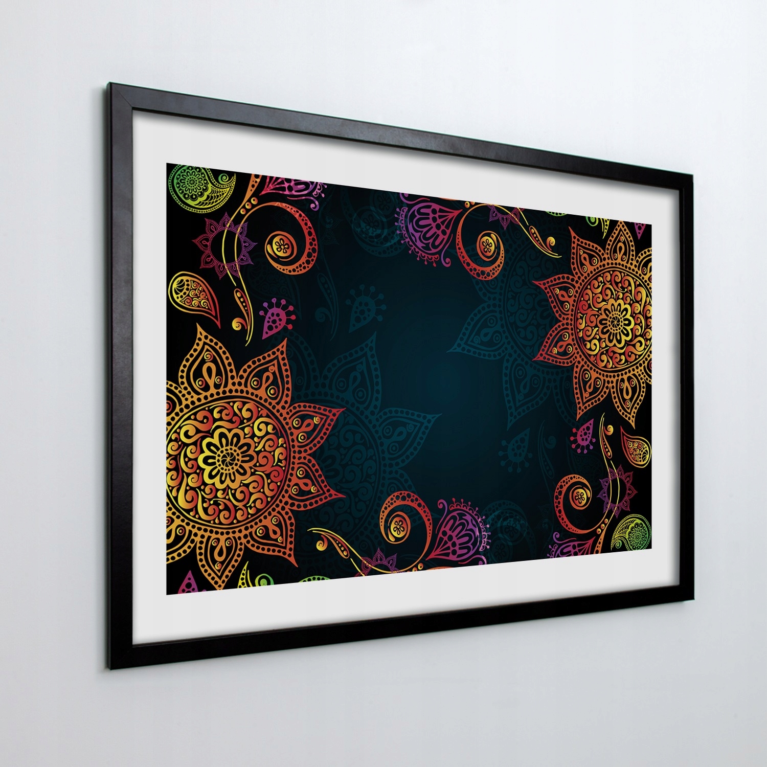 Obraz v ráme na stenu Indiánsky ornament 100x70 cm
