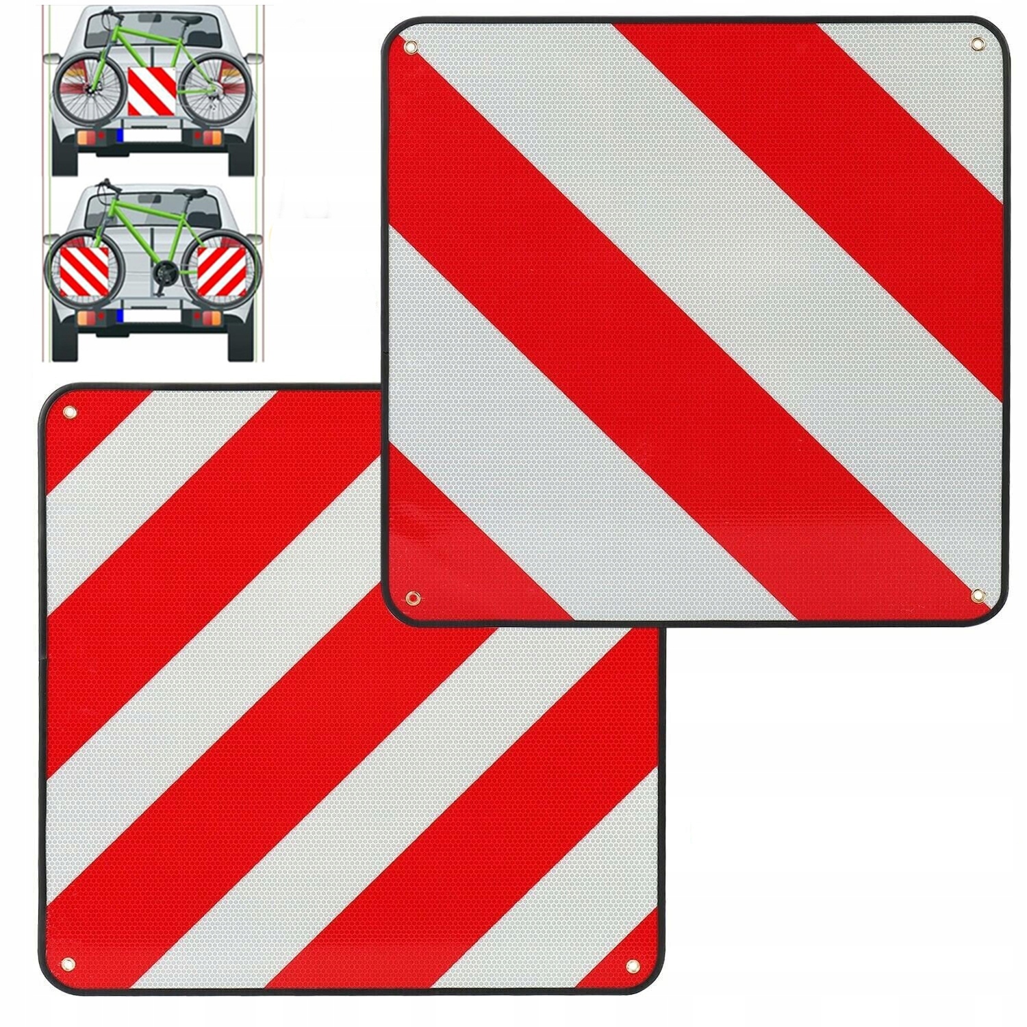 50x50 cm Výstražná tabule na nosič zavazadel Itálie Španělsko obytný vůz