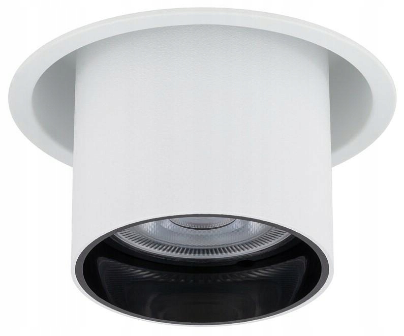 Stropní očko Dom Podomítkové svítidlo Mono Slide Bílá Černá 1xGU10 IP20