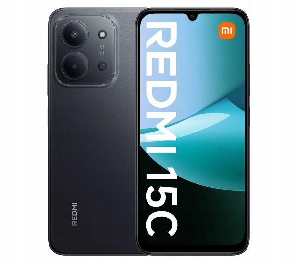 Smartfon Xiaomi Redmi 15C 4/128GB 6,9'' 120Hz 50Mpix Midnight Black Czarny