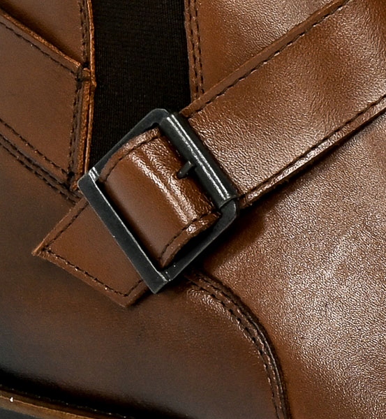 Trzewiki Domeno L5050R-944 Brązowa Skóra Rozmiar 45