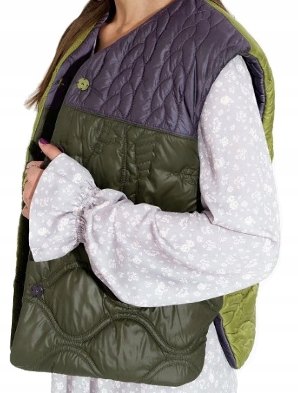 Dámská Vesta Lea Lehká Zateplená Oboustranná vel. XL