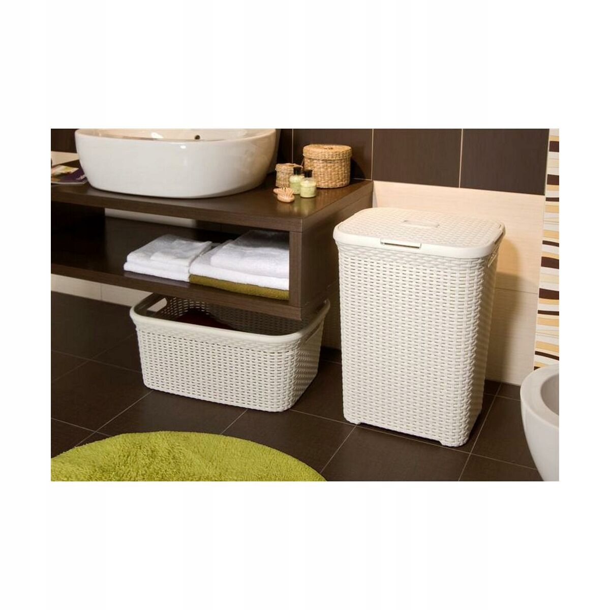 Kosz na bieliznę Rattan Style 40 L Curver Marka Curver