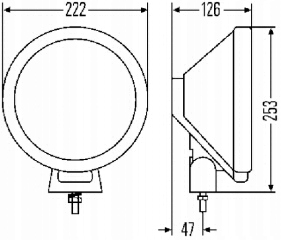 1F8 006 - ГАЛОГЕН HELLA RALLYE BLUE 3000FF