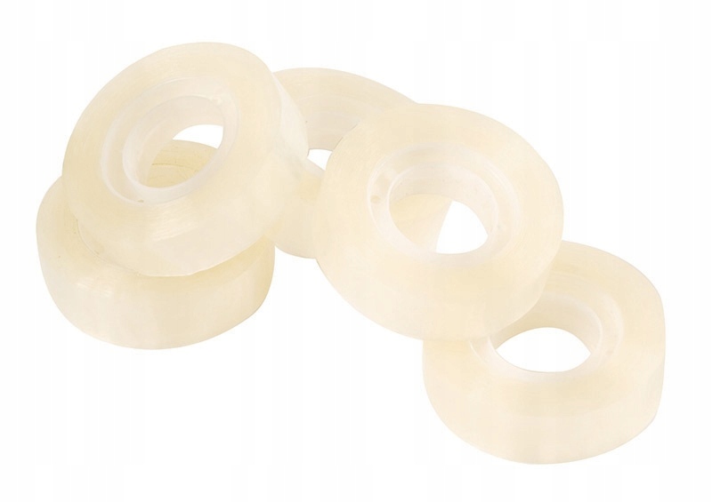 

Taśma biurowa 24mm 10m 6szt klejąca przezroczysta