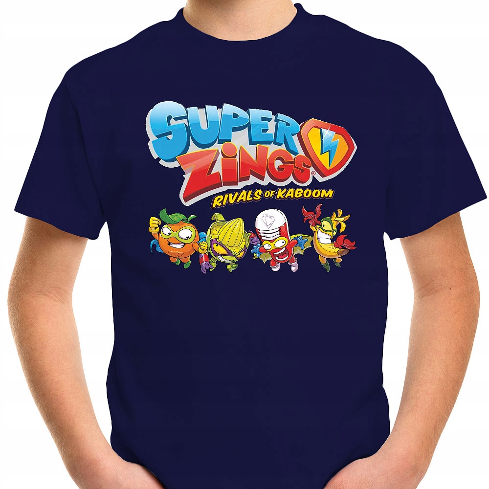 T-SHIRT KOSZULKA DLA DZIECKA SUPER ZINGS 128 SUPER JAKOŚĆ