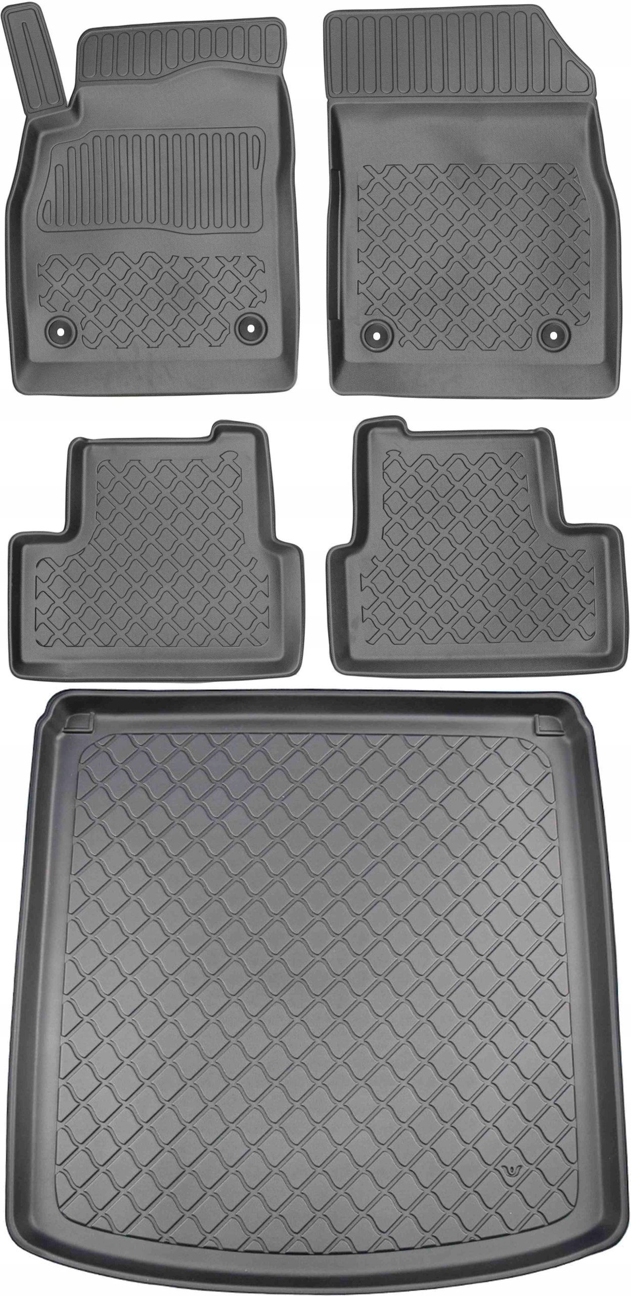 Opel Astra IV J Sedan od roku 09.2012-08.2018 Sada Koberce batožinový priestor