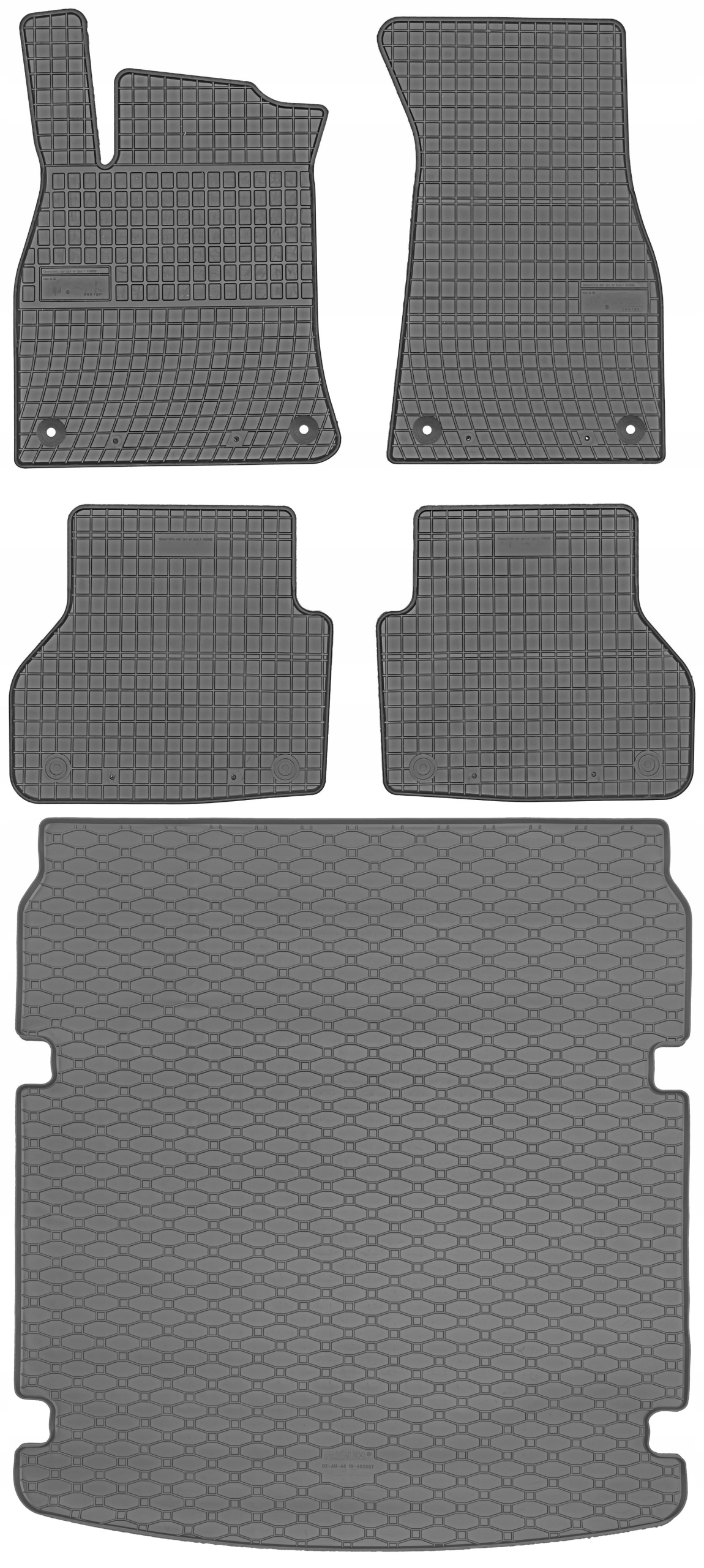 Audi A6 C8 Sedan 2018- Sada rohoží koberčeky