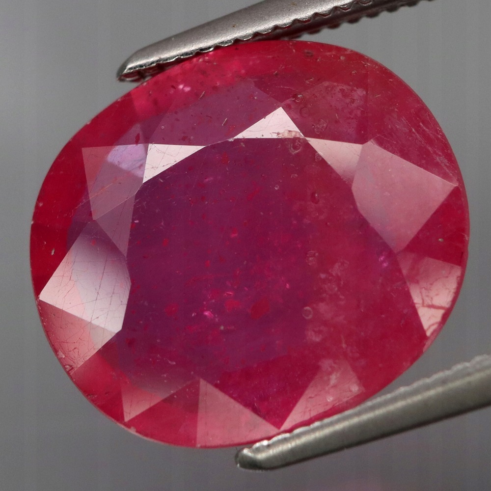 Rubín Přírodní 6,70 ct Skvělý nádherný kámen video IRB1055