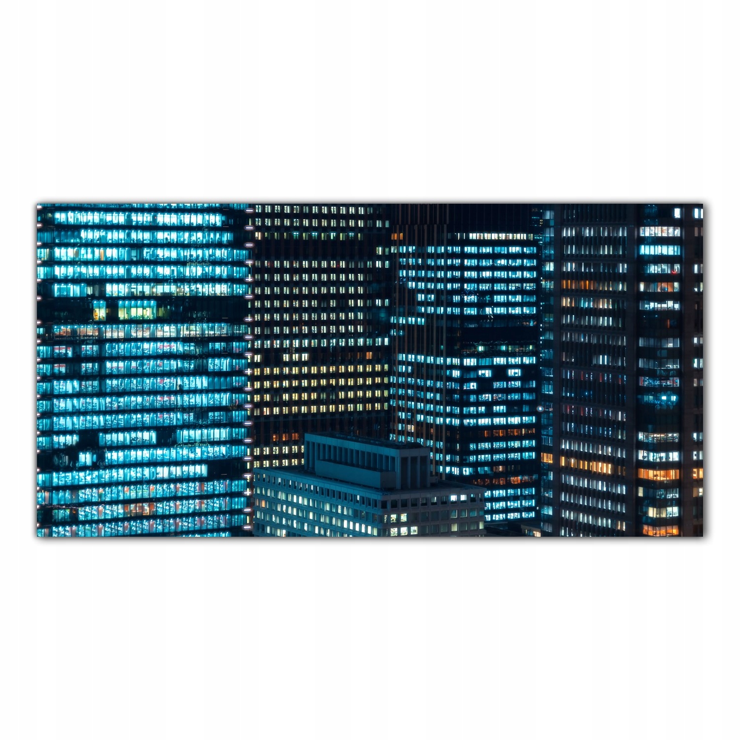 Mrakodrapy Krajina 120x60 Skleněný panel do kuchyně