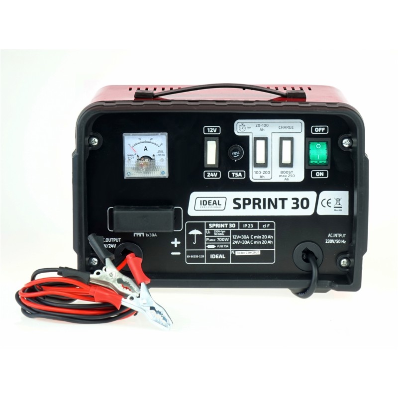 Transformátorový usmerňovač Sprint 30 230V 12-24V Ideal 30A
