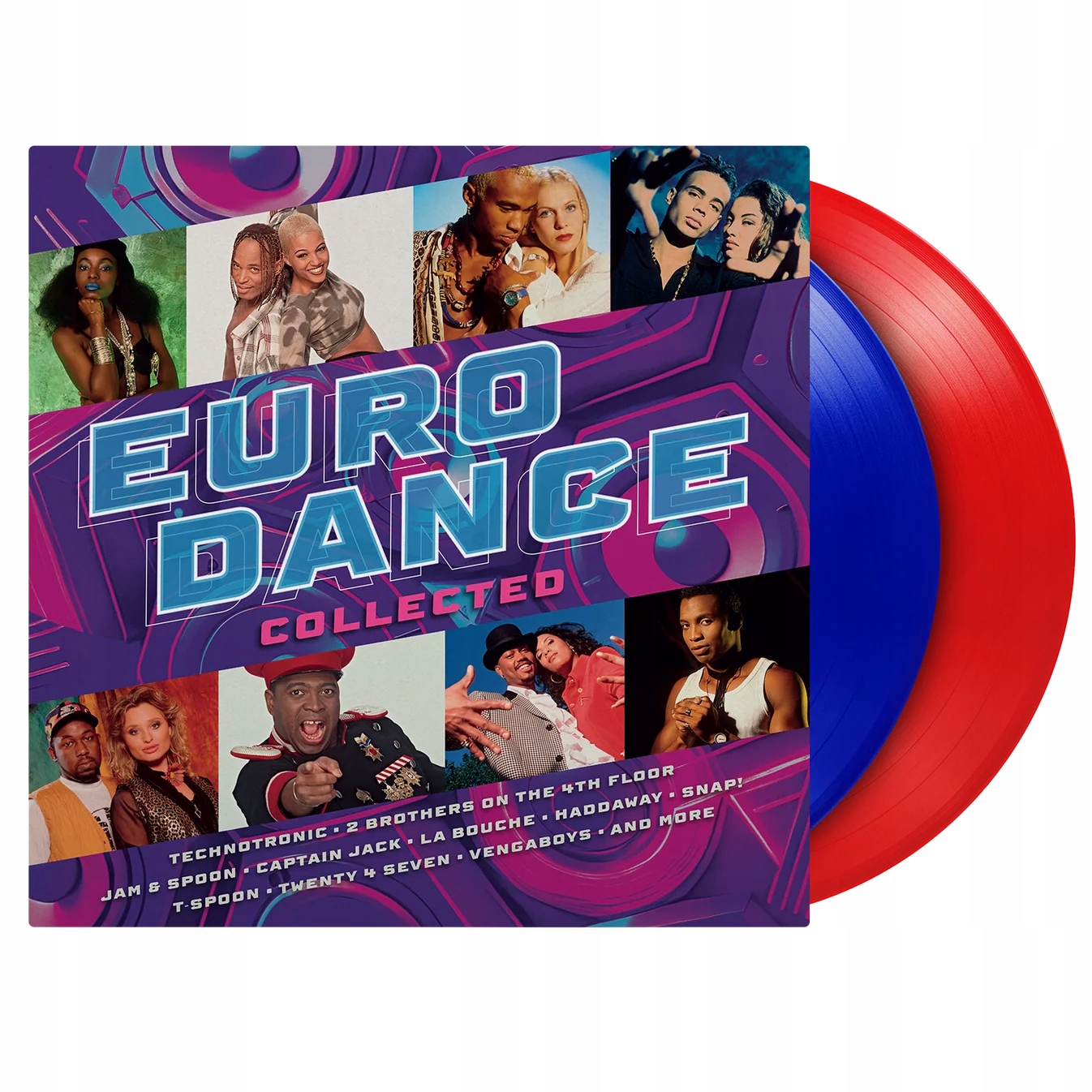 Various Eurodance Collected (red & Blue Vinyl) (2LP)