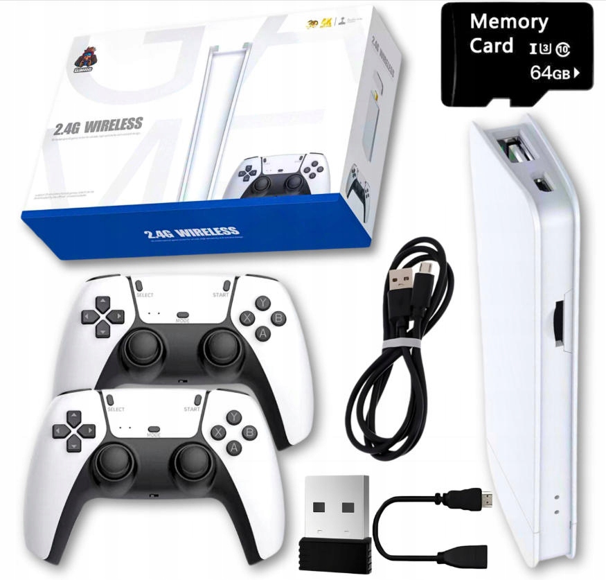 Retro Konzole Hdmi 20 000 Her Televizní Emulátor 2 Bezdrátové Pady