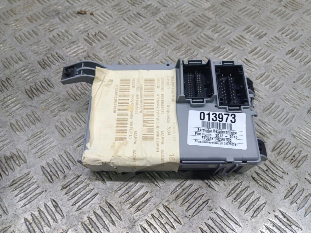 FIAT PUNTO 1.2 MODUŁ BSI 00520035930