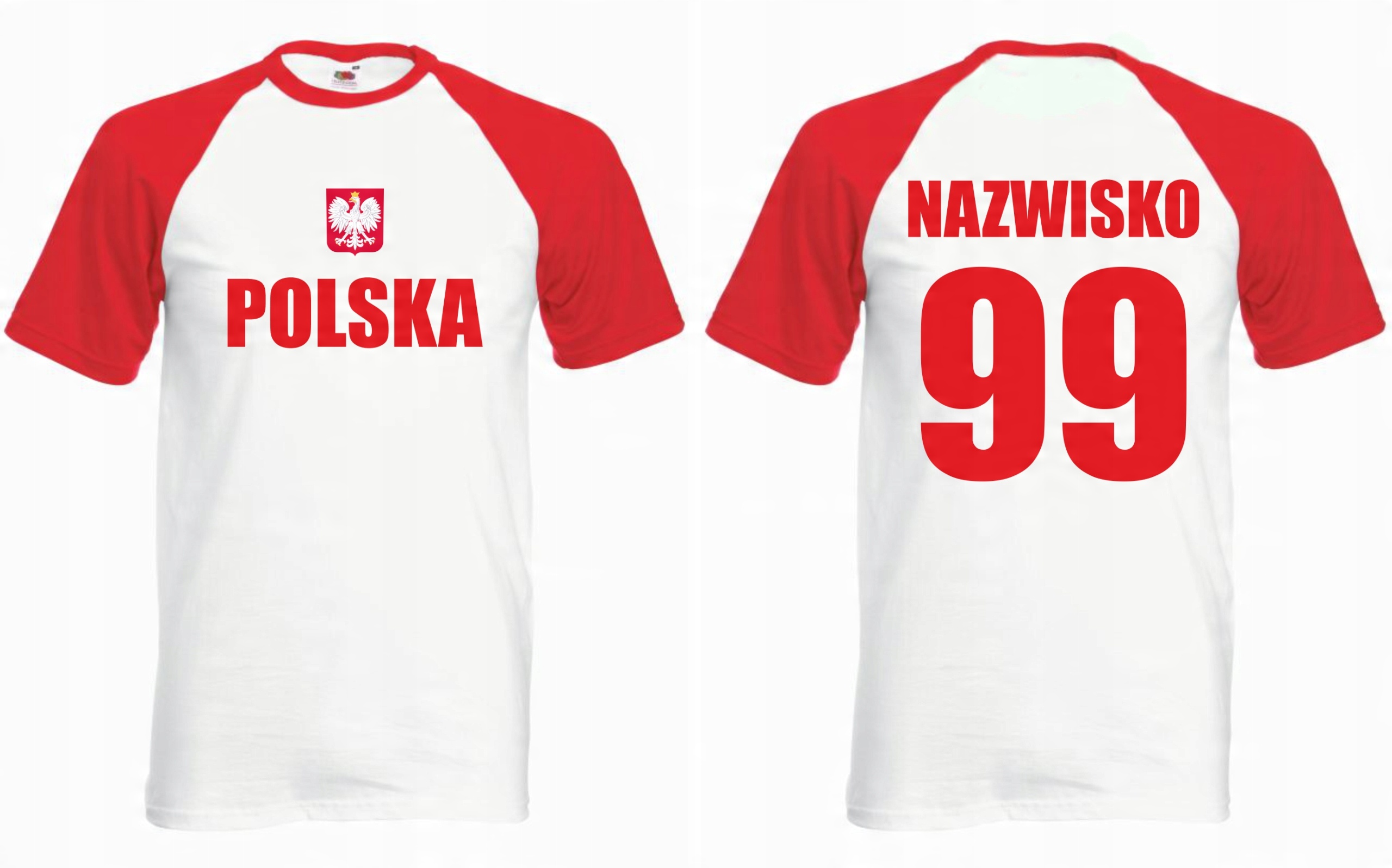 

Koszulka Polska Mundial Własne Nazwisko Numer L