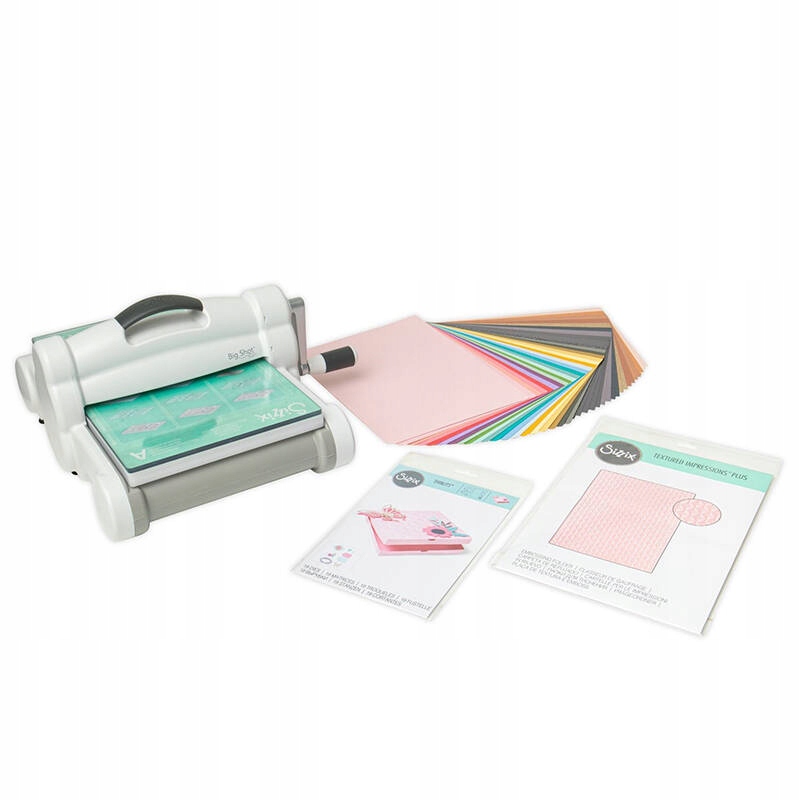 Big Shot Plus Starter Kit Set Sizzix white & gray