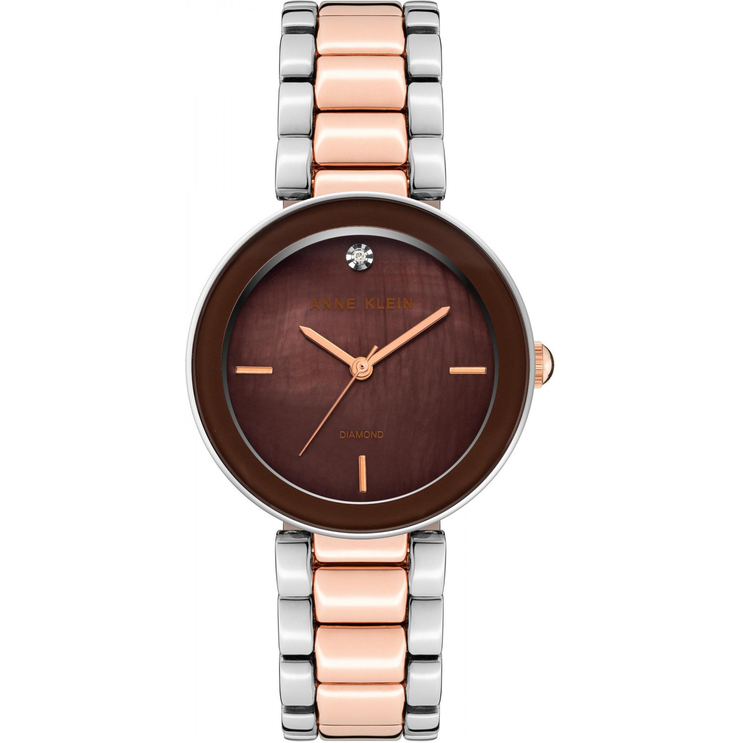 Dámské hodinky Anne Klein AK-1363BNRT stříbrné