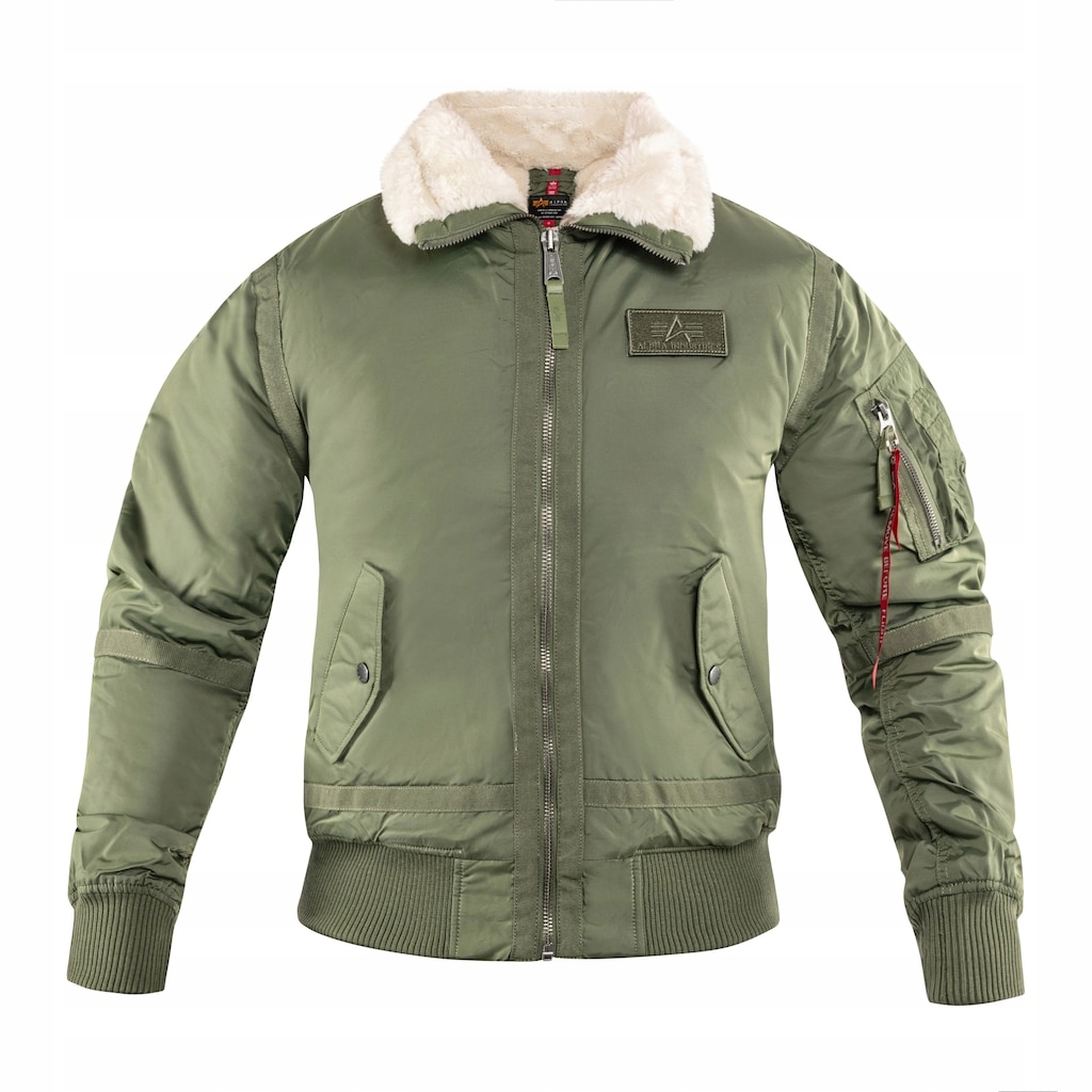Alpha Industries pánská bomber bunda bez kapuce B15-3 Tt velikost 3XL