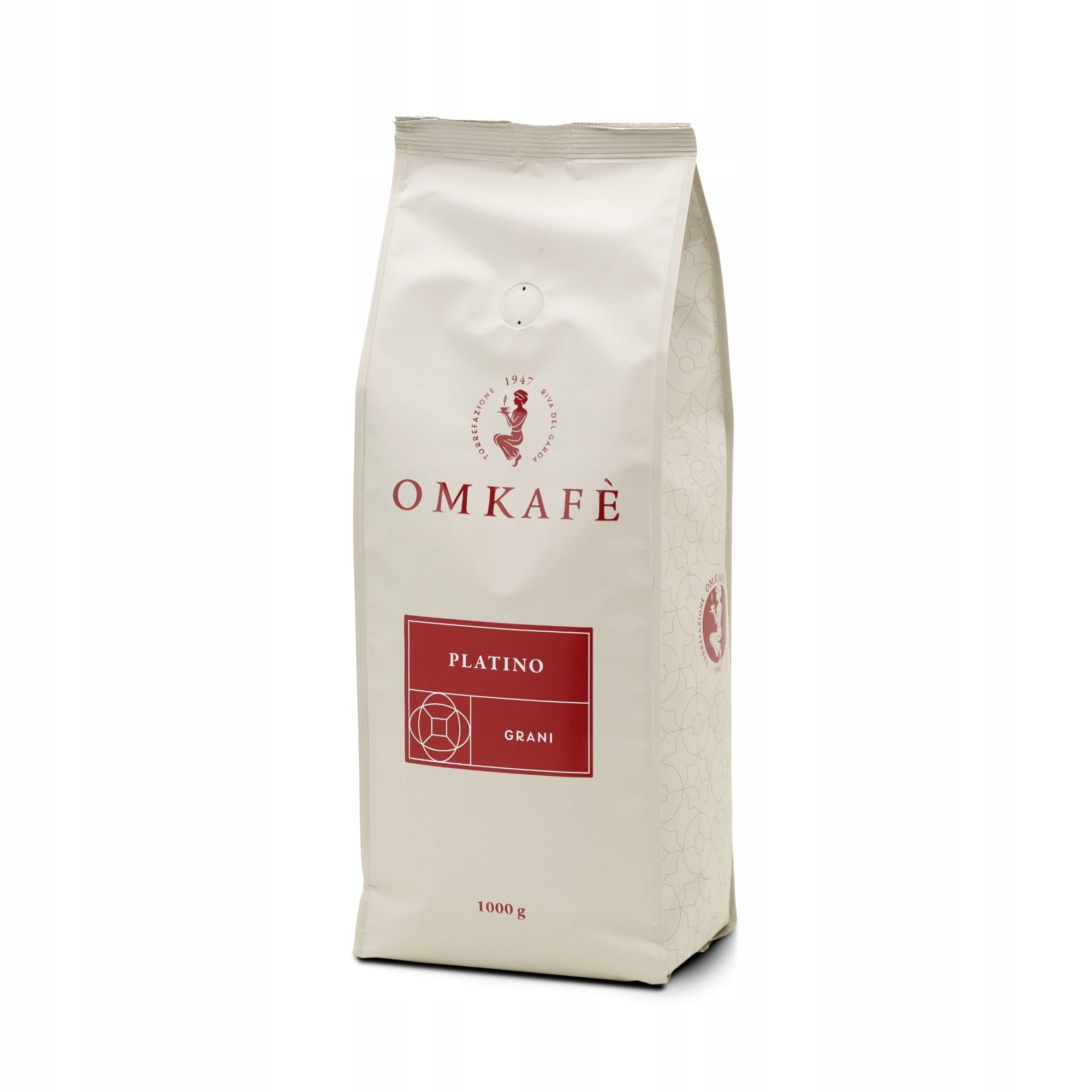 Italská Káva Zrnková Platino Omkafe 92% Arabica 8% Robusta 1000 g