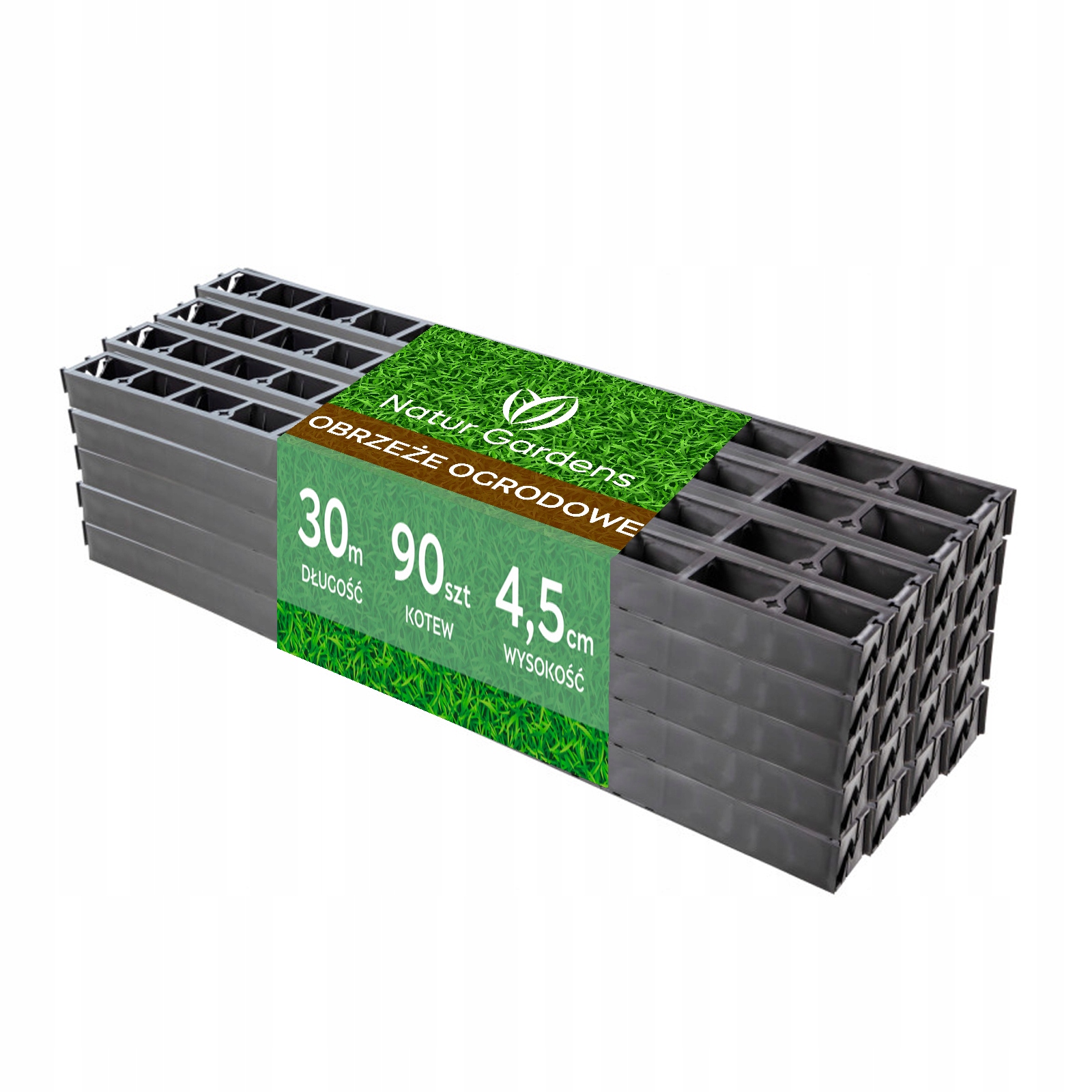 Obrzeże Ogrodowe Trawnikowe 4,5CM 30m 90 Kotew