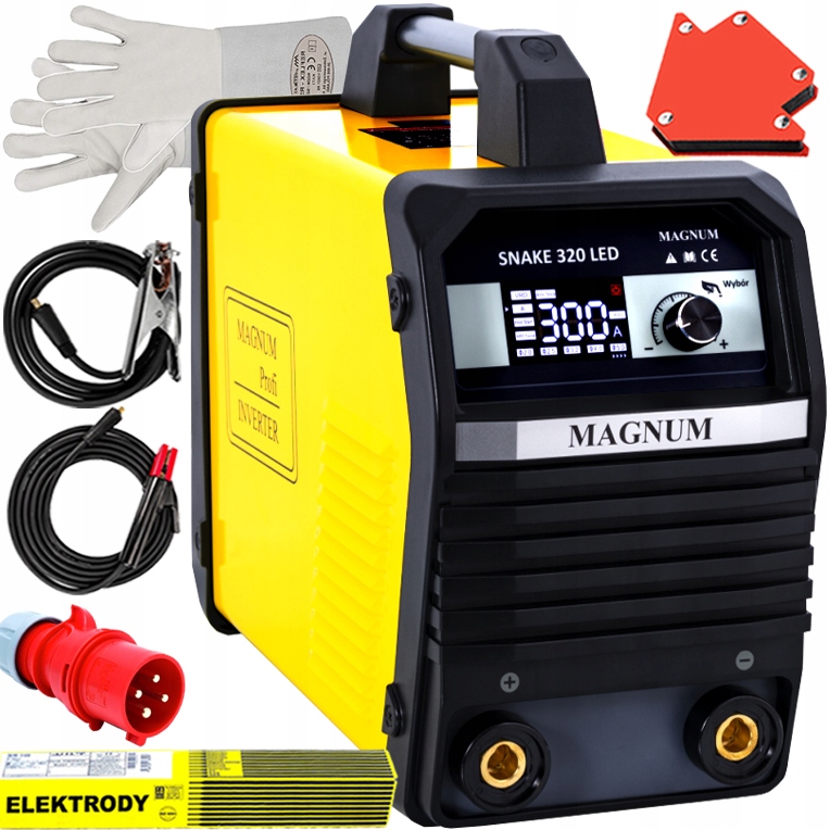 SPAWARKA INWENTOROWA MAGNUM SNAKE 320 LED 400V MMA