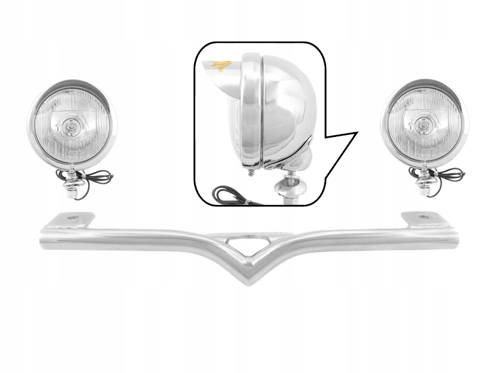 РАМА С ЛАМПАМИ YAMAHA XVS 650 1100 DRAG STAR