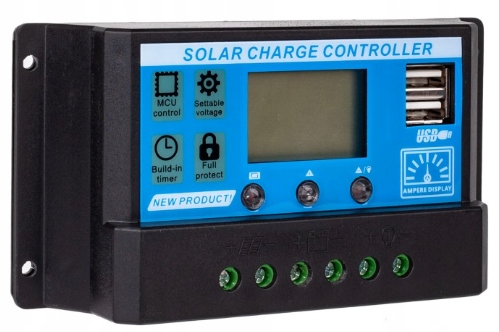 Regulator solarny VOLT Polska SOL PWM 20A USB 2szt Długość 2.5 m