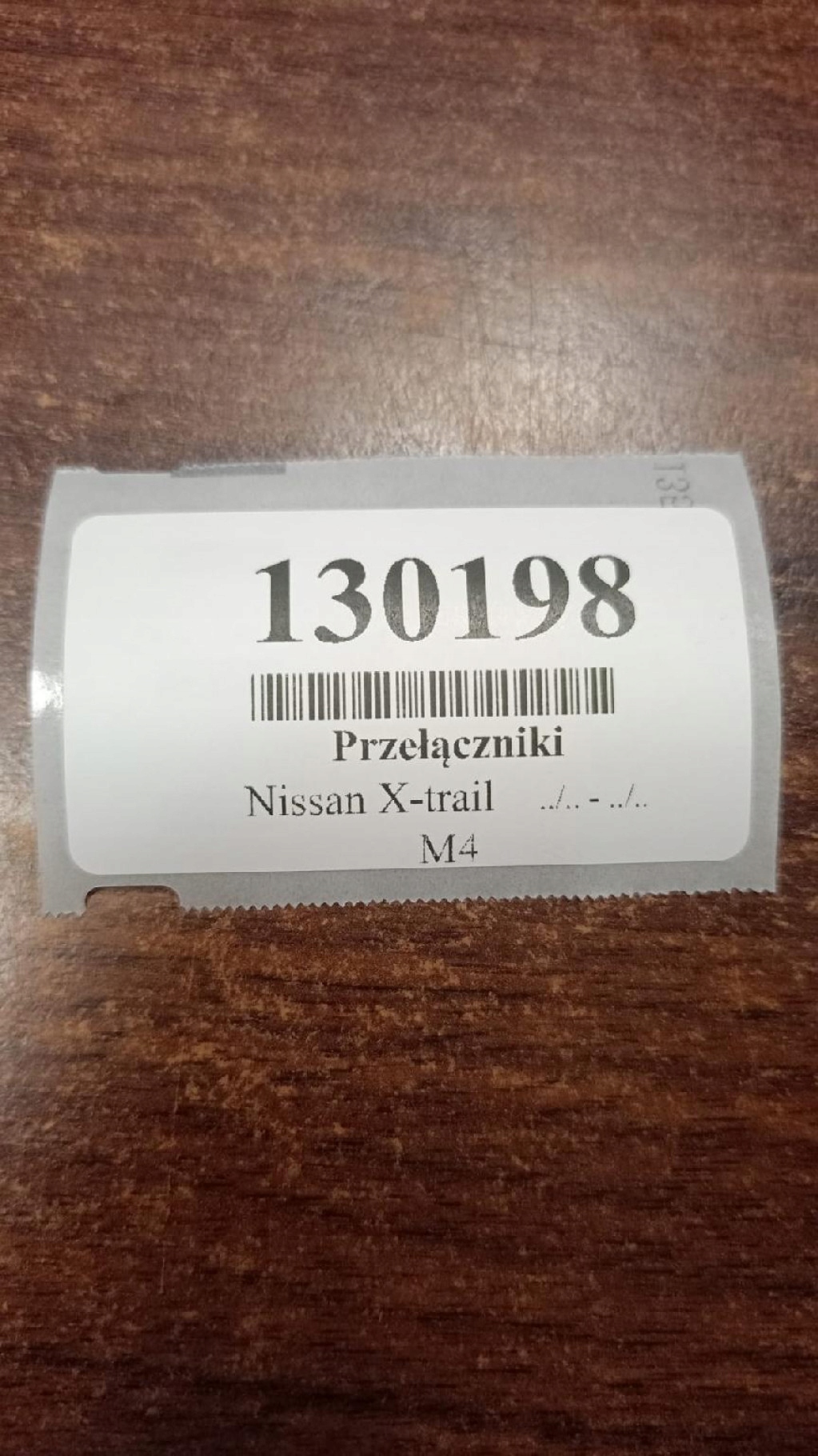 NISSAN X-TRAIL T30 window control switch left front