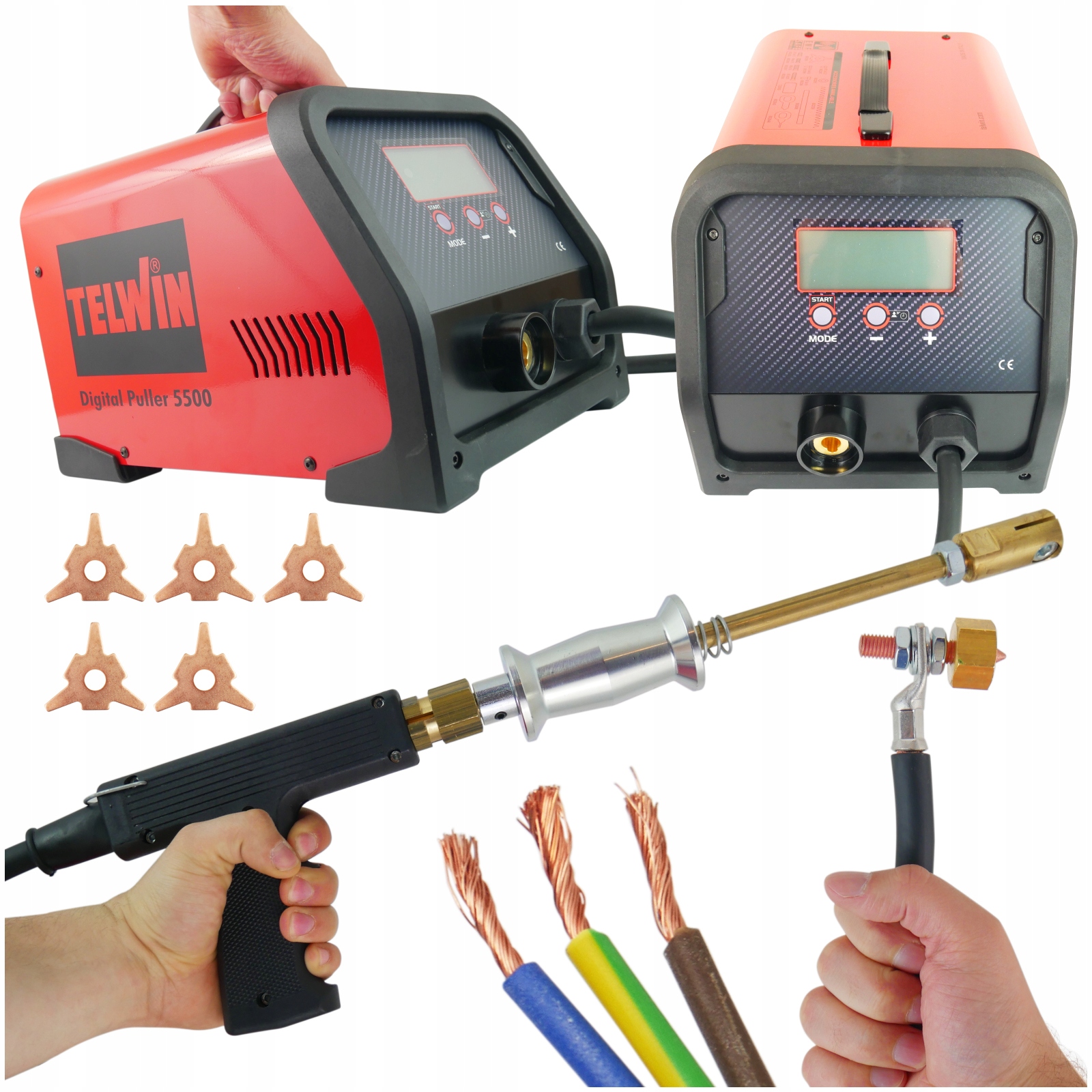 Spotter Klempířský spoter Telwin 5500 Digital Car 400V Svařovací stroj na plech